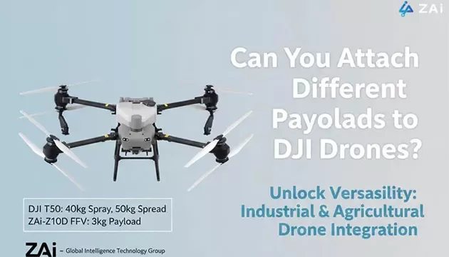 Може ли да прикачите различни товари на DJI дронови?